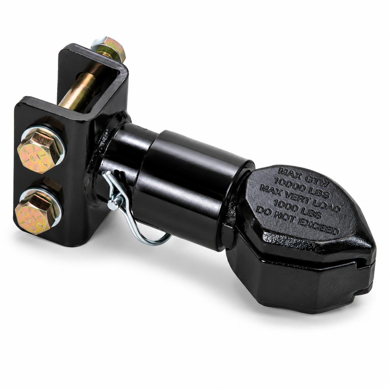 Adjustable channel-mount trailer coupler 2-5/16 inch up to 25,000 lb GVWR